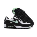 Nike Air Max 90 DH4619-100 - フレッシュなスタイルとクラシックな快適さ Nike Air Max 90 DH4619-100 - ブラック&ホワイトスニーカー、ミントグリーンスウッシュ付き