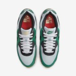 Nike Air Max 90 DM0029-004 - スタイリッシュなグリーン&ブラックスニーカー Nike Air Max 90 DM0029-004 - グリーン&ブラックのスニーカー、ホワイトディテール付き