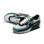 Nike Air Max 90 DM0029-004 - ホワイト&ティールスニーカー ブラックオーバーレイ付き Nike Air Max 90 DM0029-004 ホワイト&ティールスニーカー ブラックオーバーレイ付き