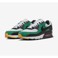 Nike Air Max 90 DM0029-004 - グリーン＆ブラックのスニーカー、ホワイトディテール付き | 大胆なスタイルと快適さ