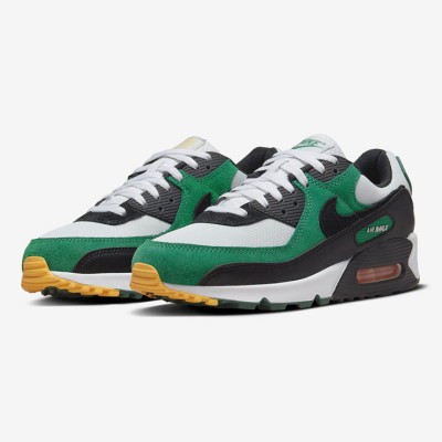 Nike Air Max 90 DM0029-004 - グリーン＆ブラックのスニーカー、ホワイトディテール付き | 大胆なスタイルと快適さ