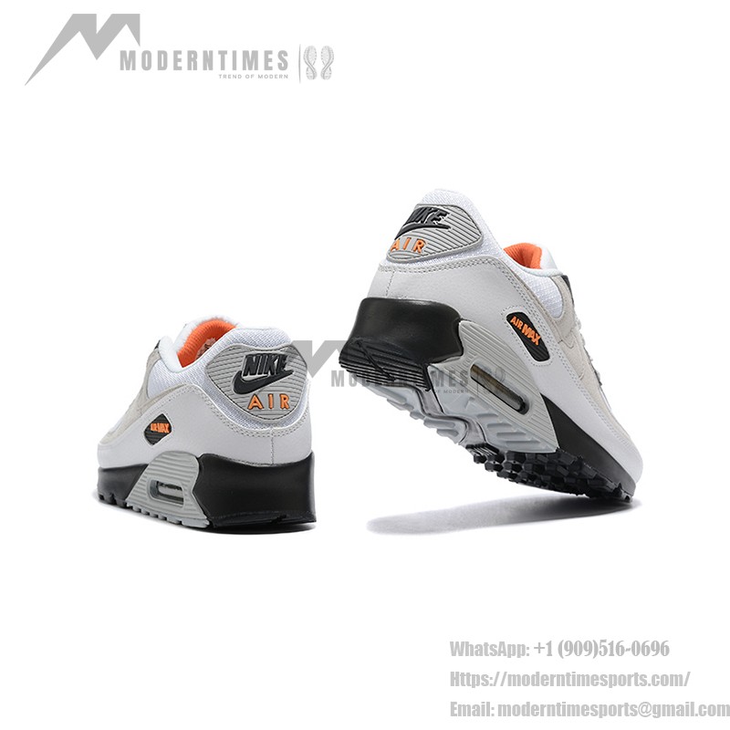 Nike Air Max 90 DM0029-100 - アイコニックな快適さと洗練されたスタイル Nike Air Max 90 DM0029-100 - ホワイトとベージュのスニーカー ブラックディテール付き