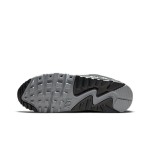 Nike Air Max 90 DM8151-100 - 大胆なグレーデザイン Nike Air Max 90 DM8151-100 - グレーのスニーカー、ブラック、レッド&イエローのアクセント付き