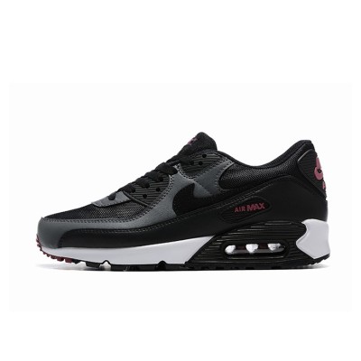 Nike Air Max 90 DQ4071-001 - ブラック＆グレーのスニーカー、ピンクアクセント付き | スタイリッシュな快適さとモダンなデザイン