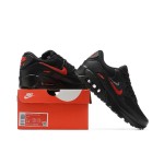 Nike Air Max 90 DX9272-001 - 洗練されたブラックデザインとレッドスウッシュ Nike Air Max 90 DX9272-001 - レッドスウッシュが映えるブラックスニーカー