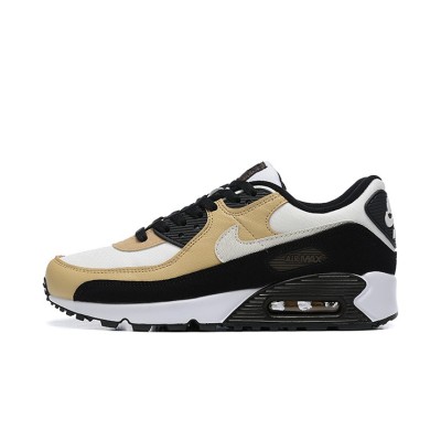 Nike Air Max 90 DZ3522-001 - ベージュ、ブラック & ホワイトスニーカー | 洗練されたコントラストデザインと日常の快適さ