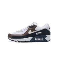 Nike Air Max 90 DZ3522-002 - ブラウン＆ネイビーアクセントのホワイトスニーカー | タイムレスデザイン＆毎日の快適さ