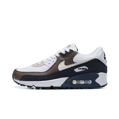 Nike Air Max 90 DZ3522-002 - ブラウン＆ネイビーアクセントのホワイトスニーカー | タイムレスデザイン＆毎日の快適さ