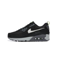 Nike Air Max 90 DZ4495-001 - ブラックスニーカー グレー＆ネオングリーンのアクセント付き | スタイリッシュなデザイン＆毎日の快適さ