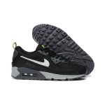 Nike Air Max 90 DZ4495-001 - 大胆なネオンアクセントのブラックスニーカー Nike Air Max 90 DZ4495-001 - ブラックスニーカー、ホワイトスウッシュ&ネオングリーンアクセント