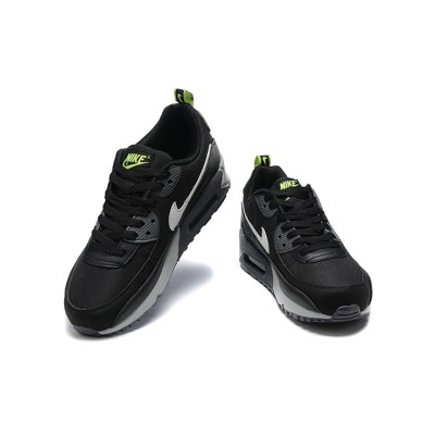 Nike Air Max 90 DZ4495-001 - ブラックスニーカー グレー＆ネオングリーンのアクセント付き | スタイリッシュなデザイン＆毎日の快適さ