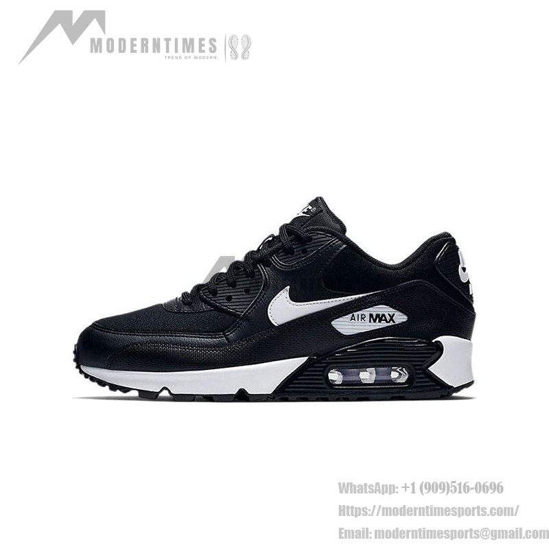Nike Air Max 90 Essential 'ブラック/ホワイト' 325213-047 - タイムレスなブラックデザインと優れた快適さ Nike Air Max 90 Essential 'ブラック/ホワイト' 325213-047 - クラシックなブラックスニーカーとMax Airクッショニング