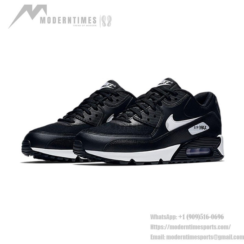 Nike Air Max 90 Essential 'ブラック/ホワイト' 325213-047 - タイムレスなブラックデザインと優れた快適さ Nike Air Max 90 Essential 'ブラック/ホワイト' 325213-047 - クラシックなブラックスニーカーとMax Airクッショニング
