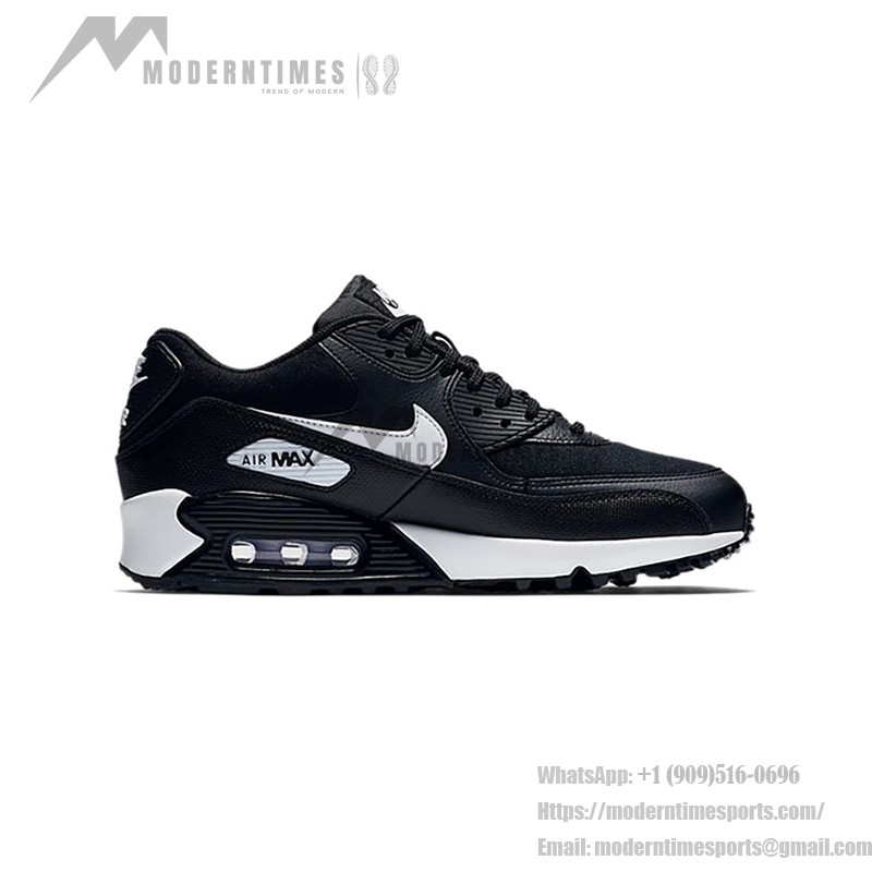Nike Air Max 90 Essential 'ブラック/ホワイト' 325213-047 - タイムレスなブラックデザインと優れた快適さ Nike Air Max 90 Essential 'ブラック/ホワイト' 325213-047 - クラシックなブラックスニーカーとMax Airクッショニング