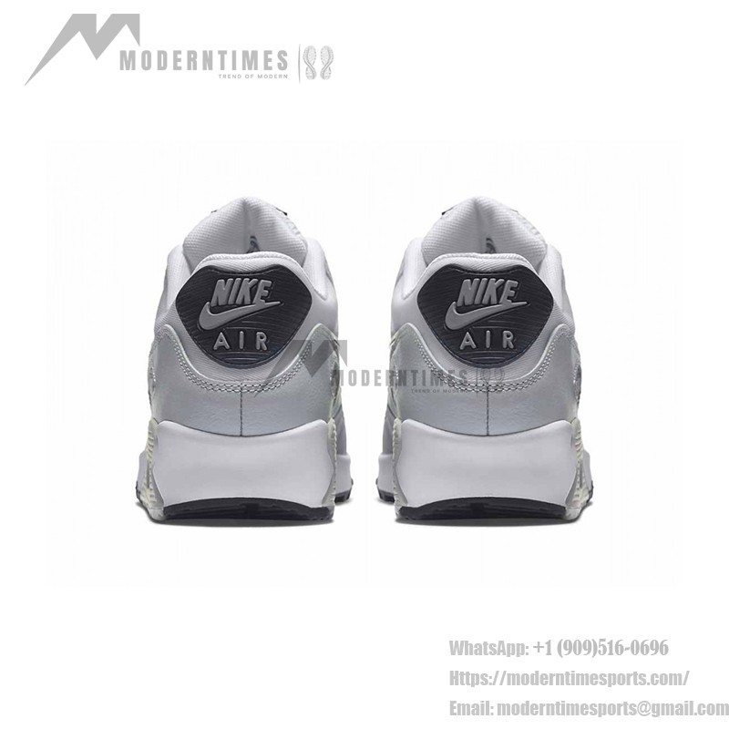 Nike Air Max 90 Essential 616730-111 - レトロな白と黒のスニーカー Nike Air Max 90 Essential 616730-111 - 白と黒のエアクッション付きスニーカー