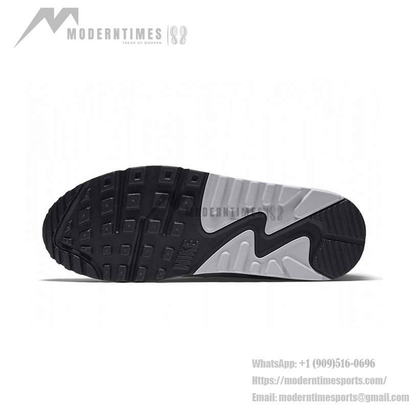 Nike Air Max 90 Essential 616730-111 - レトロな白と黒のスニーカー Nike Air Max 90 Essential 616730-111 - 白と黒のエアクッション付きスニーカー