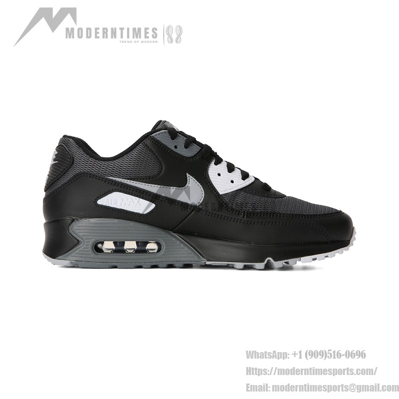 Nike Air Max 90 Essential AJ1285-003 - 洗練されたブラック&グレーのスニーカー Nike Air Max 90 Essential AJ1285-003 - ブラック&グレーのエアクッション付きスニーカー
