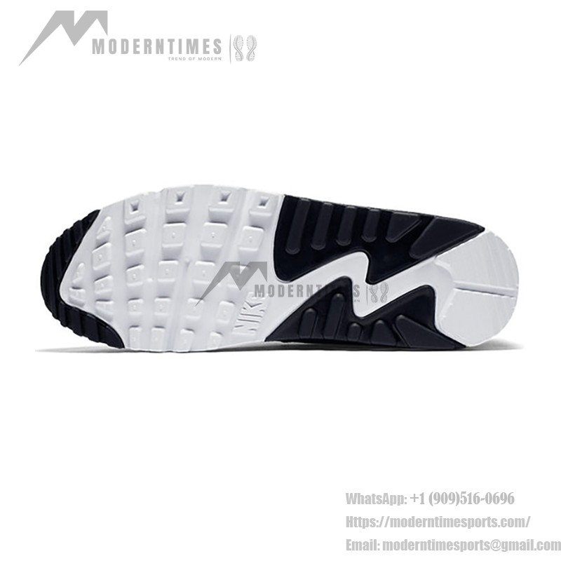 Nike Air Max 90 Essential 'ホワイト/ネイビー/イエロー' AJ1285-101 - スポーティーなデザインとMax Airクッショニング Nike Air Max 90 Essential 'ホワイト/ネイビー/イエロー' AJ1285-101 - ネイビーとイエローアクセントが映えるホワイトスニーカー