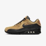 Nike Air Max 90 Essential 'タンスエード/ブラック' AJ1285-700 - レトロスタイルとMax Airクッショニング Nike Air Max 90 Essential 'タンスエード/ブラック' AJ1285-700 - ブラックオーバーレイが特徴のスエードスニーカー