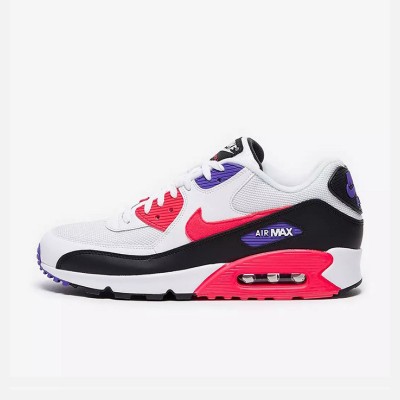 Nike Air Max 90 Essential 'ホワイト/レッド/ブラック/パープル' AJ1285-106 | 鮮やかな配色とMax Airクッショニング