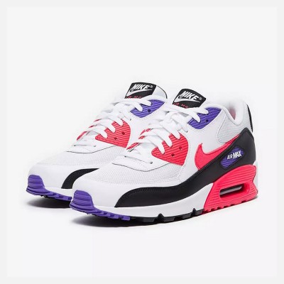Nike Air Max 90 Essential 'ホワイト/レッド/ブラック/パープル' AJ1285-106 | 鮮やかな配色とMax Airクッショニング