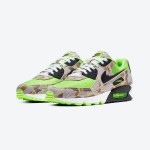 Nike Air Max 90 'Green Camo' - 鮮やかなカモフラージュ Nike Air Max 90 'Green Camo' CW4039-300、グリーンメッシュとカモフラージュオーバーレイ付き