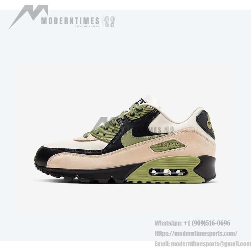 Nike Air Max 90 'Lahar Escape Olive' - アウトドアインスパイアスタイル Nike Air Max 90 'Lahar Escape Olive' CI5646-200、オリーブ、ベージュ、ブラックのトーンとスエードとレザーのディテール付き