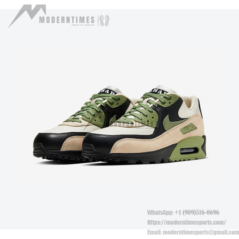 Nike Air Max 90 'Lahar Escape Olive' - アウトドアインスパイアスタイル Nike Air Max 90 'Lahar Escape Olive' CI5646-200、オリーブ、ベージュ、ブラックのトーンとスエードとレザーのディテール付き