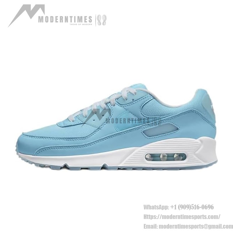 Nike Air Max 90 'Ocean Bliss' - Fresh & Comfortable Nike Air Max 90 'Ocean Bliss' FD0734-442 in calming ocean blue with white accents