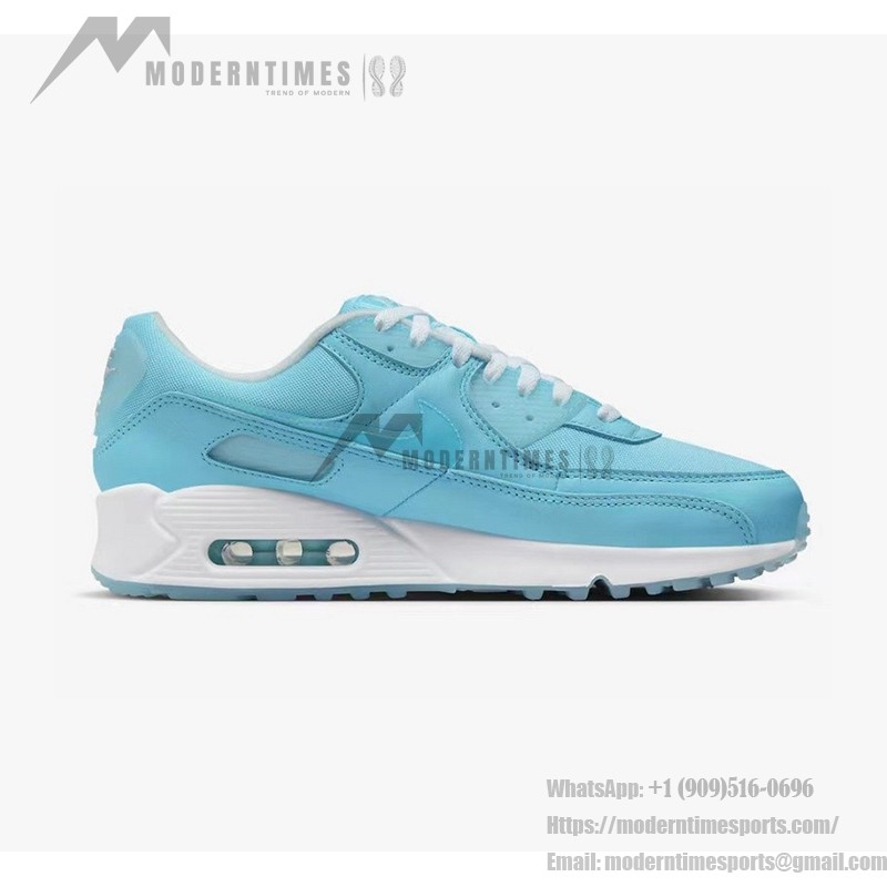Nike Air Max 90 'Ocean Bliss' - Fresh & Comfortable Nike Air Max 90 'Ocean Bliss' FD0734-442 in calming ocean blue with white accents