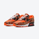 Nike Air Max 90 'Orange Camo' - 大胆なカモフラージュデザイン 鮮やかなオレンジとカモフラージュ柄を特徴とするNike Air Max 90 'Orange Camo' CW4039-800