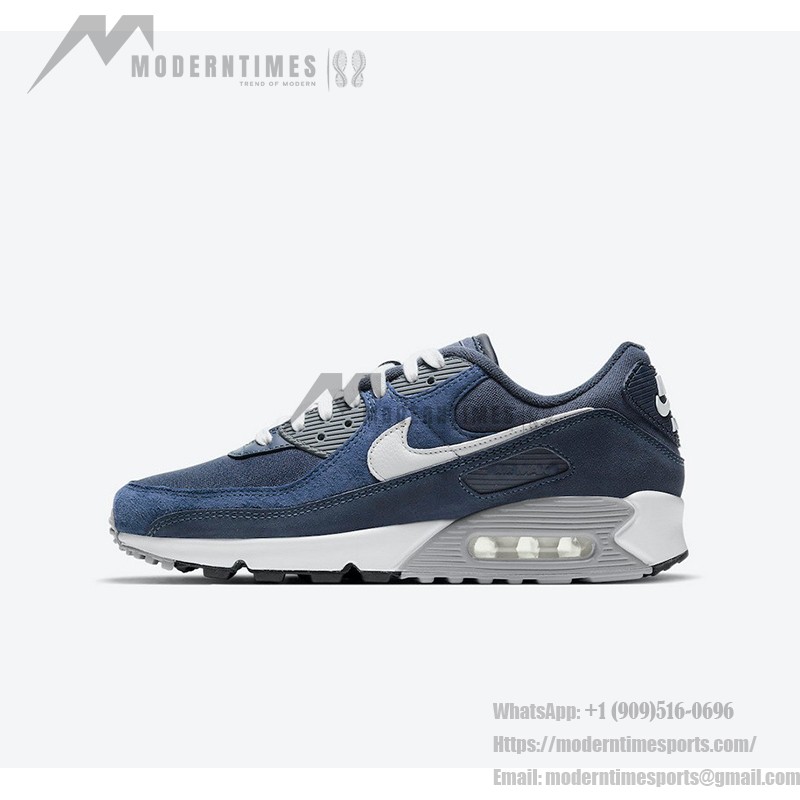 Nike Air Max 90 Premium 'Obsidian/White' - クラシックなネイビーのエレガンス ネイビーブルーとホワイトのトーンが特徴のNike Air Max 90 Premium 'Obsidian/White' DA1641-400