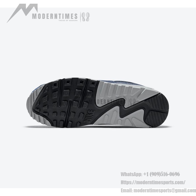 Nike Air Max 90 Premium 'Obsidian/White' - クラシックなネイビーのエレガンス ネイビーブルーとホワイトのトーンが特徴のNike Air Max 90 Premium 'Obsidian/White' DA1641-400