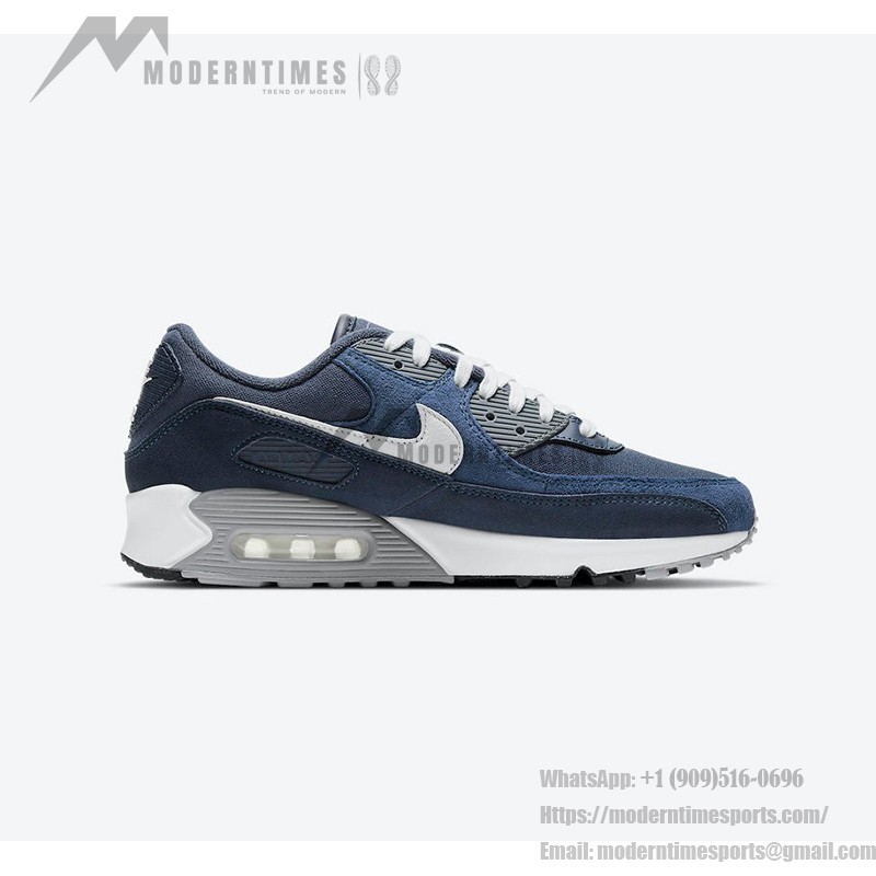 Nike Air Max 90 Premium 'Obsidian/White' - クラシックなネイビーのエレガンス ネイビーブルーとホワイトのトーンが特徴のNike Air Max 90 Premium 'Obsidian/White' DA1641-400