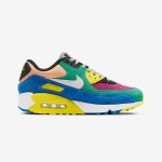 Nike Air Max 90 QS 'ビオテック' CD0917-300 - 大胆なカラフルデザインと快適性 Nike Air Max 90 QS 'ビオテック' CD0917-300 - Max Airクッショニング付きのカラフルなスニーカー