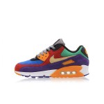 Nike Air Max 90 QS 'ビオテック' CD0917-600 - 大胆なマルチカラーデザインと快適さ Nike Air Max 90 QS 'ビオテック' CD0917-600 - Max Airクッショニング付きのマルチカラースエードスニーカー