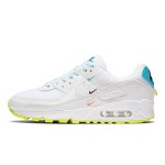 Nike Air Max 90 SE 'Worldwide Pack' - スタイリッシュ&快適 白地にカラフルなスウッシュとネオングリーンのアクセントが特徴のNike Air Max 90 SE 'Worldwide Pack' CK7069-100
