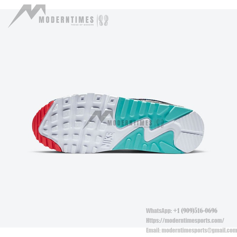 Nike Air Max 90 CW6018-001 - ギャラクシーインスパイアのスニーカー Nike Air Max 90 「スーパーノヴァ」エディション - ギャラクシーデザインとネオンアクセント