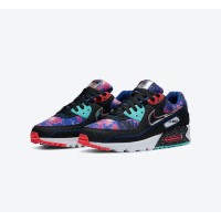 Nike Air Max 90 CW6018-001 - 「スーパーノヴァ」エディション | ネオンアクセントが映える宇宙デザインのスニーカー