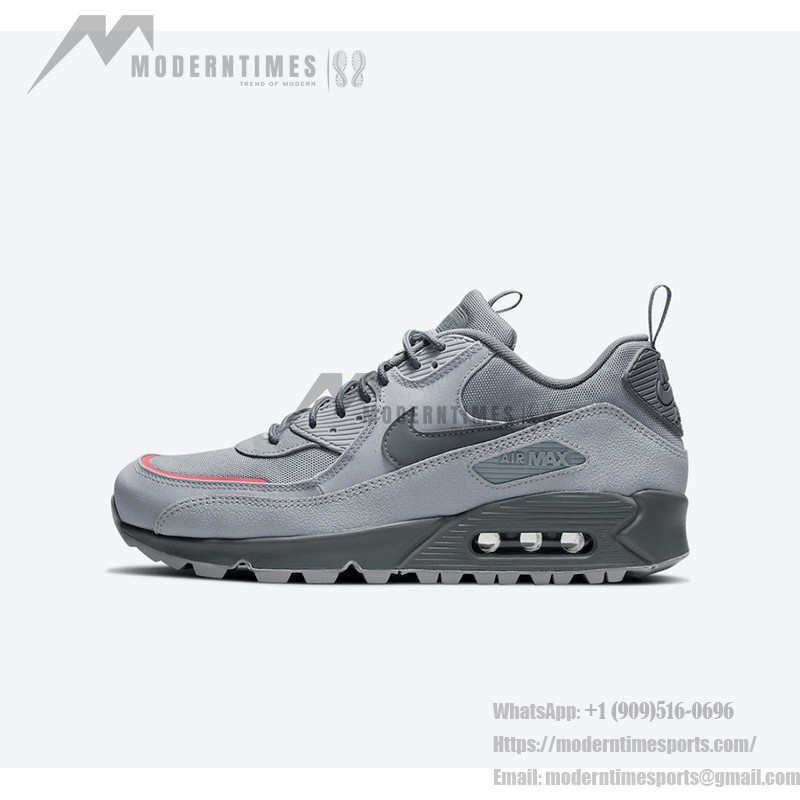 Nike Air Max 90 Surplus DC9389-001 - Durable Wolf Grey Sneakers Nike Air Max 90 Surplus DC9389-001 - Wolf Grey Sneakers with Rugged Design