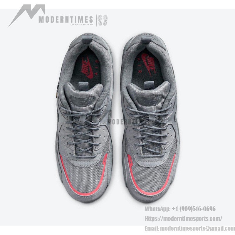 Nike Air Max 90 Surplus DC9389-001 - Durable Wolf Grey Sneakers Nike Air Max 90 Surplus DC9389-001 - Wolf Grey Sneakers with Rugged Design