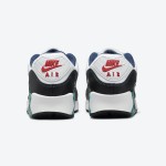 Nike Air Max 90 Swingman エディション - 野球インスパイアのネイビー、レッド、ティールスニーカー Nike Air Max 90 DJ5190-100 Swingman エディション - 野球デザインのネイビー、レッド、ティールスニーカー