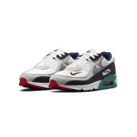 Nike Air Max 90 DJ5190-100 - 「スイングマン」エディション | ネイビー、レッド、ティールアクセントの野球インスパイアデザイン