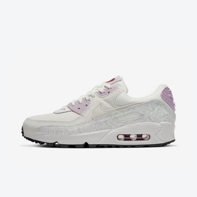 Nike Air Max 90 WMNS 'バレンタインデー' CI7395-100 | パステルアクセントとMax Airの快適さを備えたロマンチックデザイン
