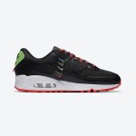 Nike Air Max 90 CK7069-001 - 'Worldwide' エディション Nike Air Max 90 CK7069-001 'Worldwide' エディション、マルチカラースウッシュとネオンアクセント付き