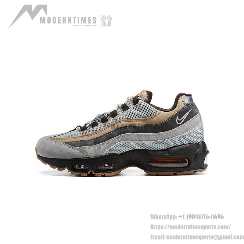 Nike Air Max 95 110 CV1642-001 レトロスニーカー Nike Air Max 95 110 CV1642-001 グレー&ブラウンレトロスニーカー