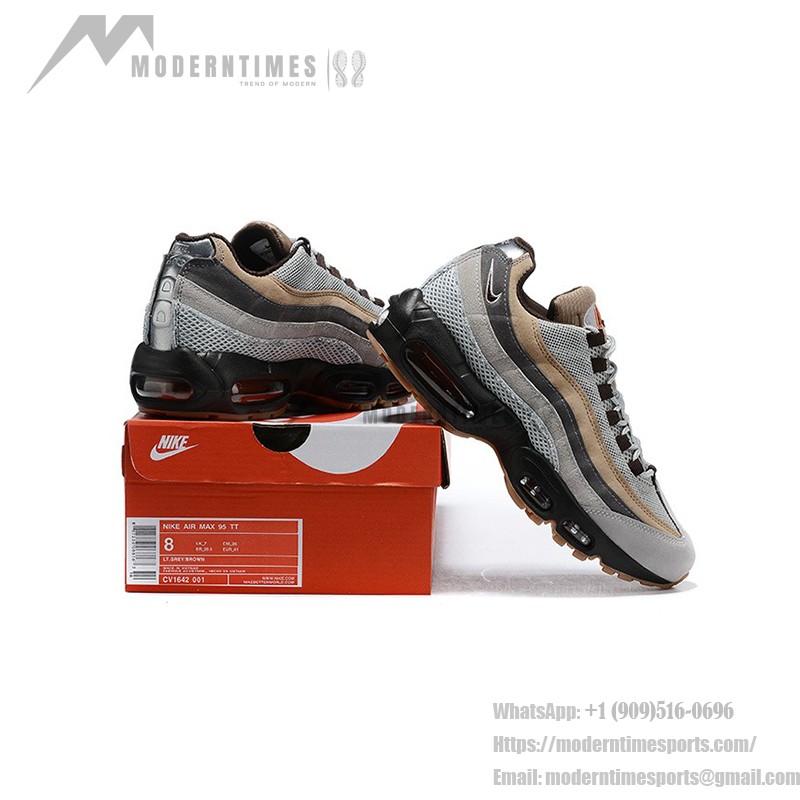 Nike Air Max 95 110 CV1642-001 レトロスニーカー Nike Air Max 95 110 CV1642-001 グレー&ブラウンレトロスニーカー