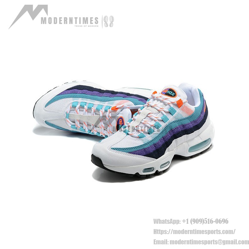 Nike Air Max 95 AV7939-100 ホワイトエアクッションランニングシューズ メンズ – レトロクラシックデザイン Nike Air Max 95 AV7939-100 ホワイト メンズランニングシューズ エアクッション レトロデザイン