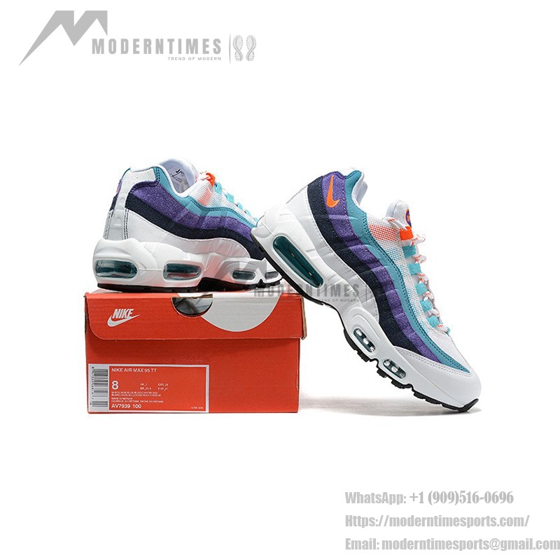 Nike Air Max 95 AV7939-100 ホワイトエアクッションランニングシューズ メンズ – レトロクラシックデザイン Nike Air Max 95 AV7939-100 ホワイト メンズランニングシューズ エアクッション レトロデザイン