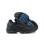 Nike Air Max 95 Black Laser Blue DC4115-001 スニーカー Nike Air Max 95 Black Laser Blue DC4115-001 スニーカー レーザーブルーアクセント付き